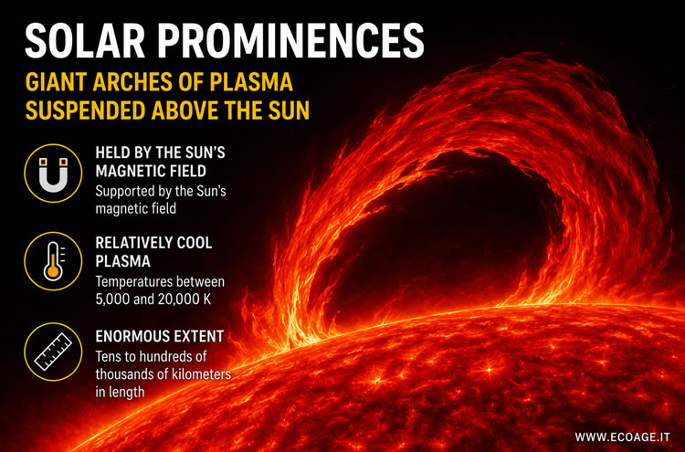example of a solar prominence